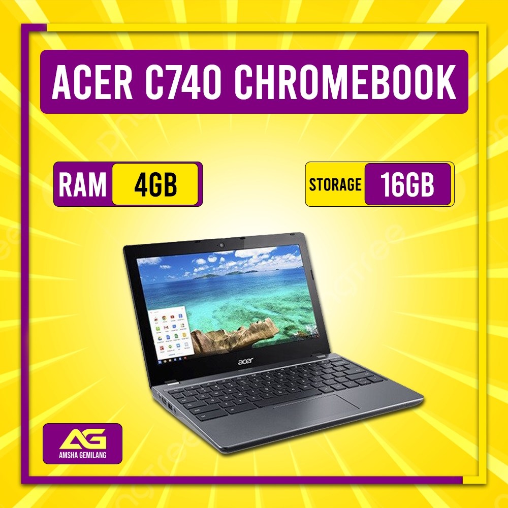 Acer C Chromebook Gb Ram Gb Ssd Inch Playstore Used