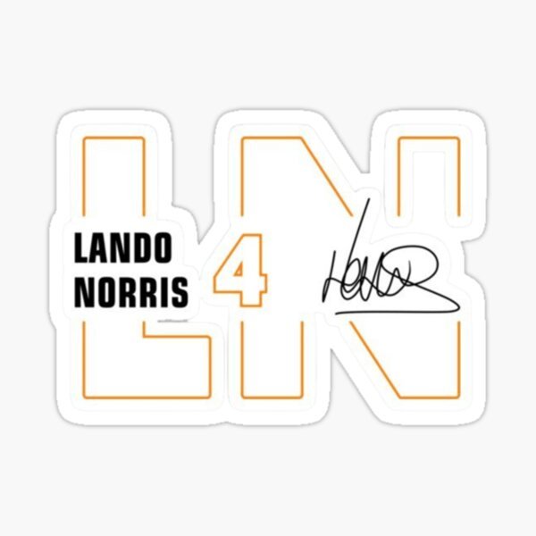 Lando Norris Stickers V Shopee Malaysia