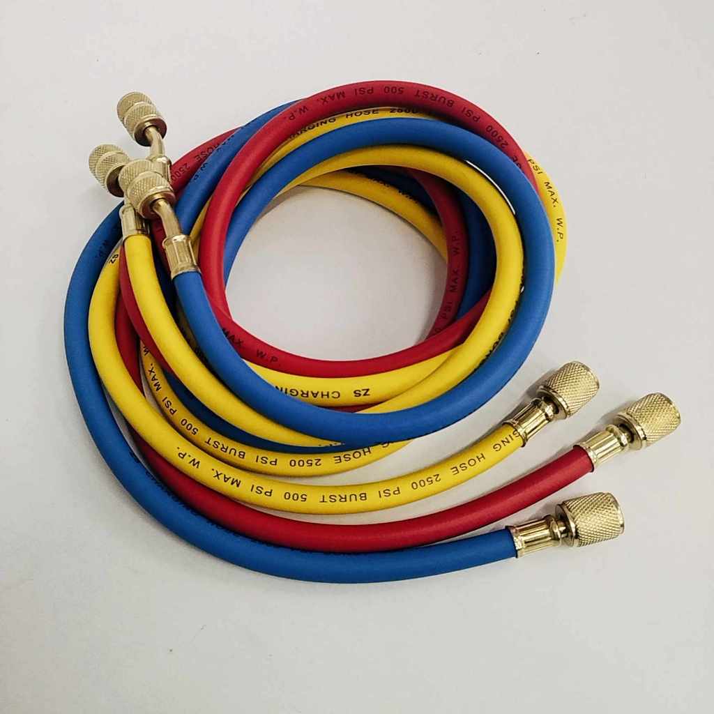 Charging Hoses Set Aircond Fridge Gas Hose R R Adapter Manifold