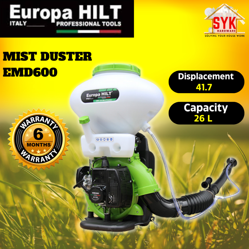 Syk Europa Hilt Emd Mist Duster Backpack Mist Blower Machine Sprayer