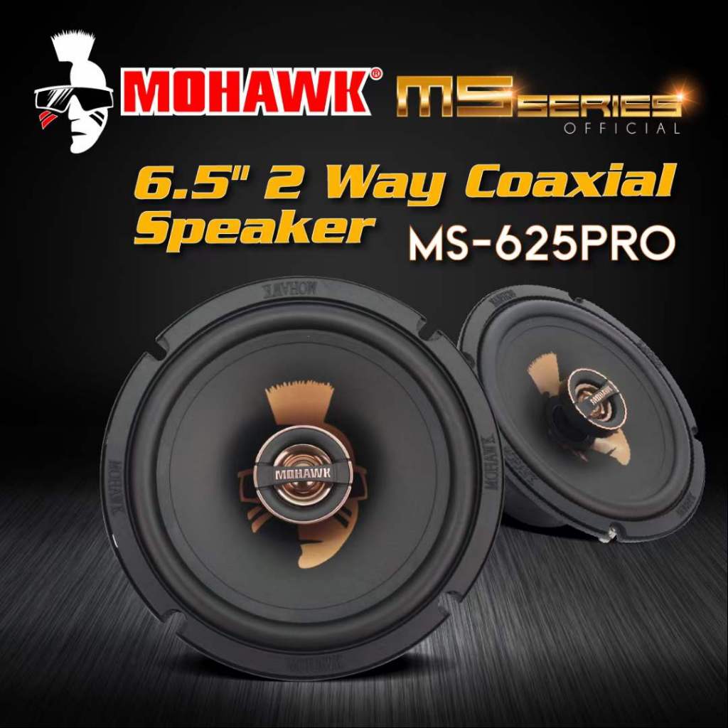 MOHAWK MS PRO Series MS 625 6 5 Inch 2 Way Coaxial Speaker FREE