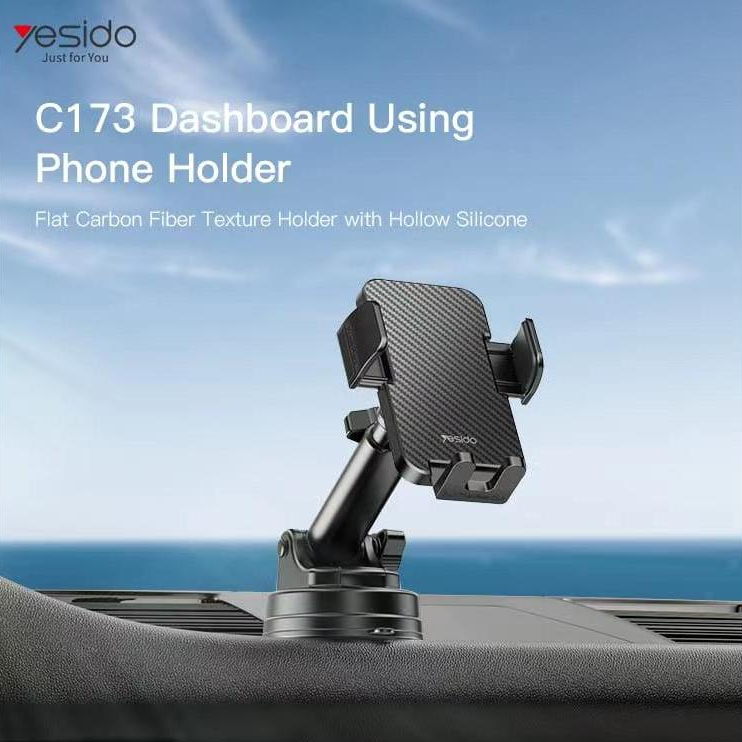 Yesido C Extendable Suction Cup Car Mount Holder Degree Rotating