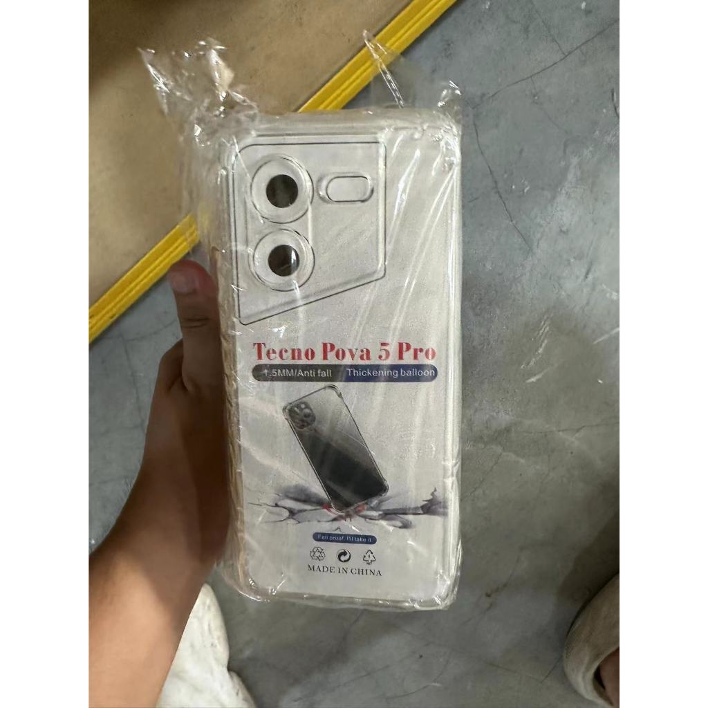 Tecno Pova Pro Pova Flexible Lens Protect Airbag Transparent Tpu