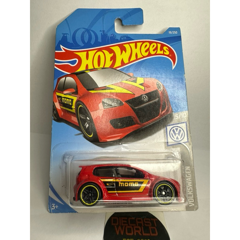 Hotwheels Volkswagen Golf GTI Red Momo Livery Shopee Malaysia