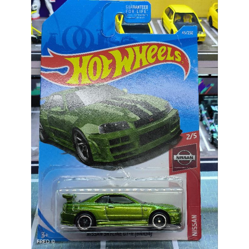Hot Wheels Nissan Skyline GT R R34 Super Treasure Hunt STH Shopee Malaysia