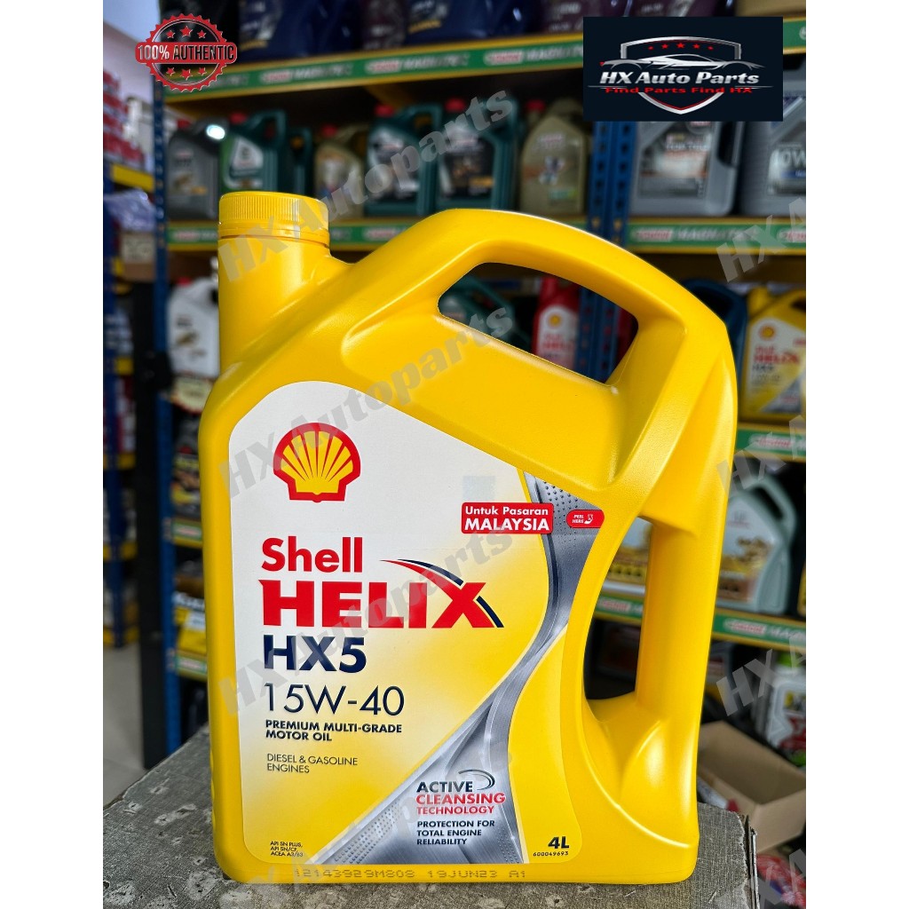 SHELL HELIX HX5 15W 40 PREMIUM MULTI GRADE MOTOR OIL SUITABLE FOR