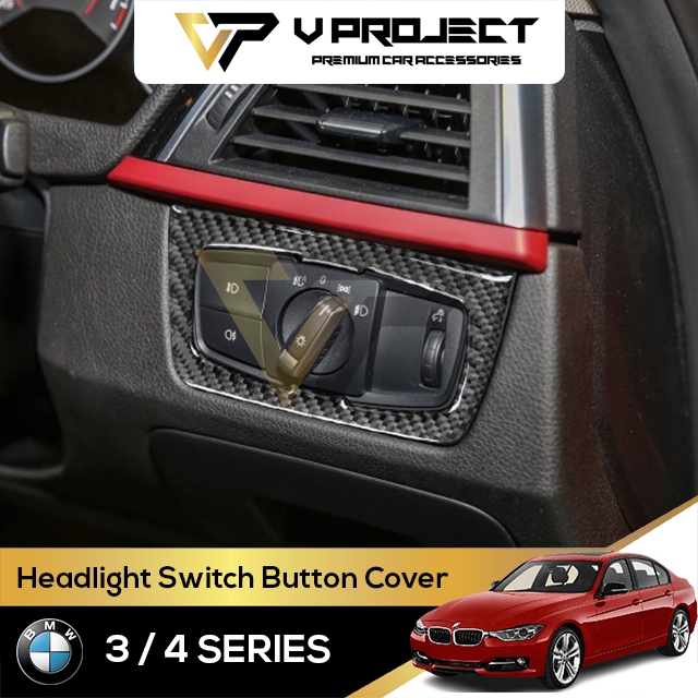 Series F F F F I Car Headlight Switch Button Cover Trim