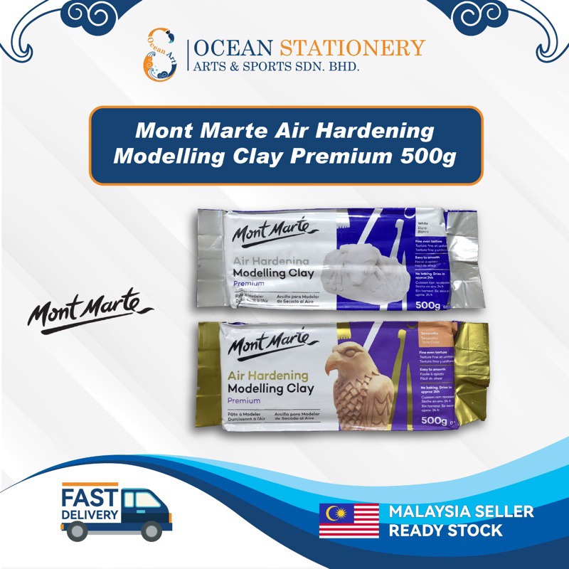 Mont Marte Air Hardening Modelling Clay Premium G Shopee Malaysia