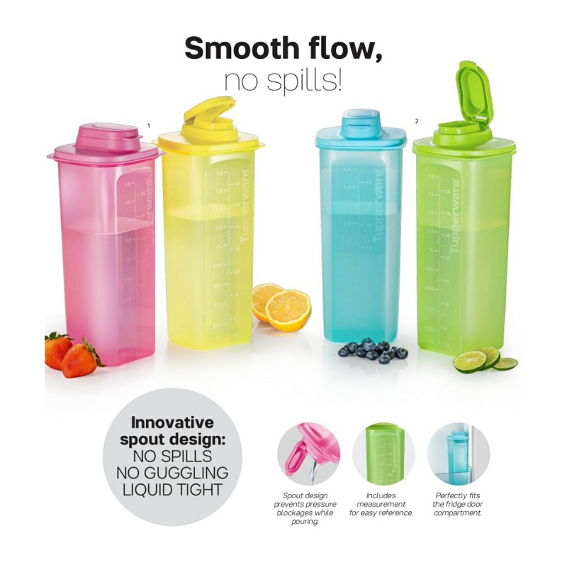 Tupperware Fridge Water Bottle L Pcs Shopee Malaysia