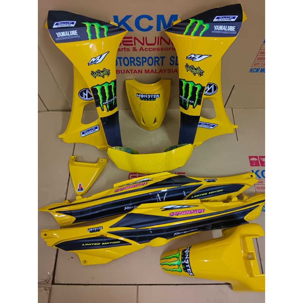 COVERSET MOTOR HLD KRISS MR1 SIAP TAMPAL STICKER Shopee Malaysia