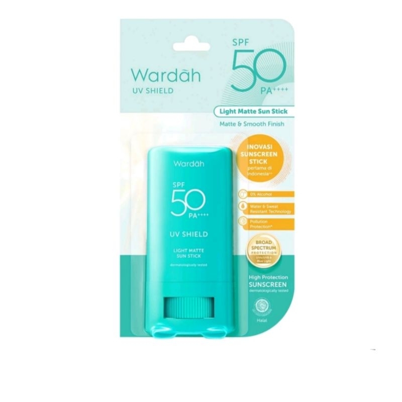 Wardah Uv Shield Light Matte Sun Stick Spf Pa G Shopee Malaysia