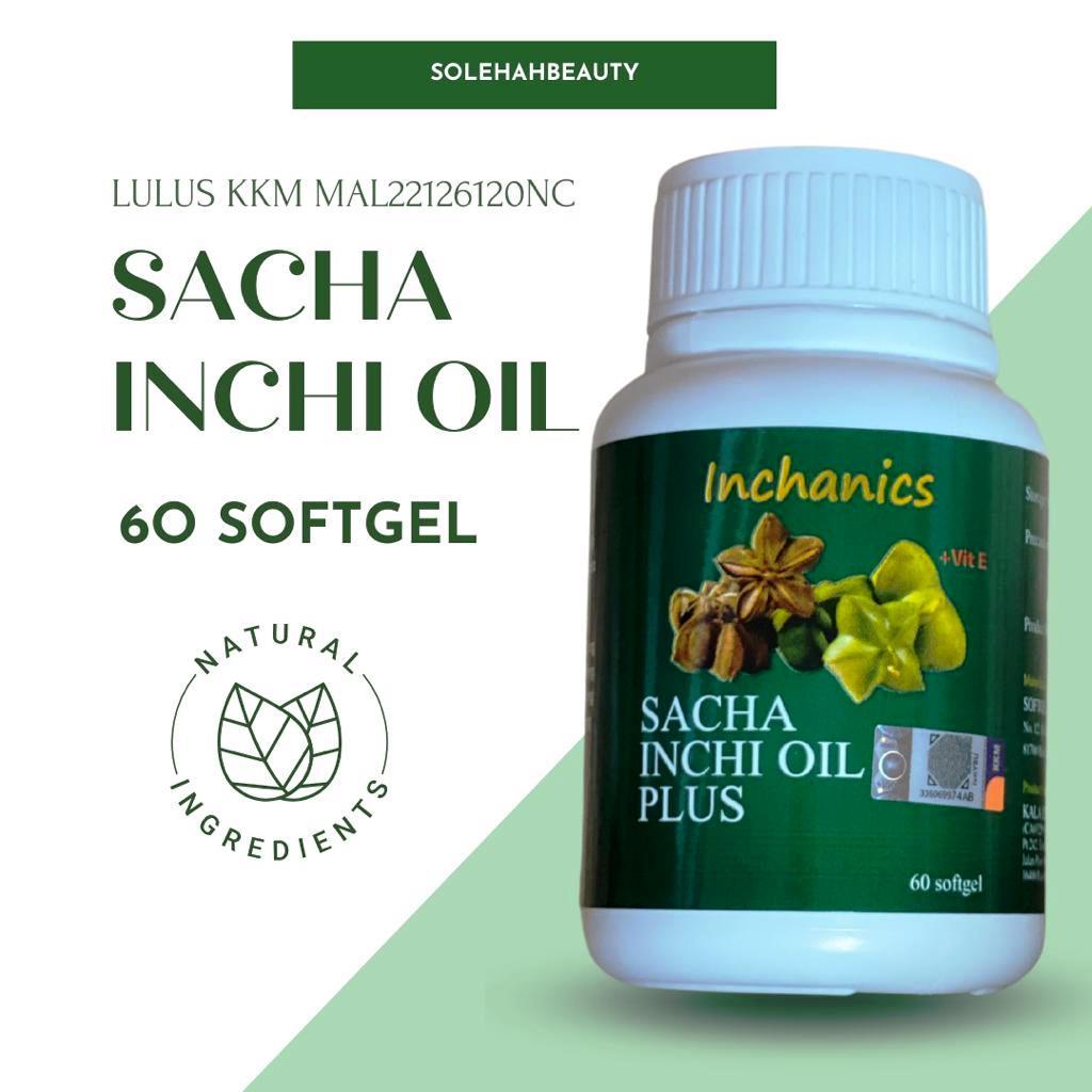 2 BOTOL SACHA INCHI OIL PLUS SOFTGEL OMEGA 369 2X60 Biji Softgel