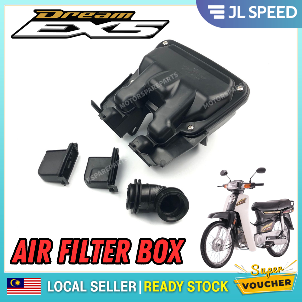 Honda Ex Dream Air Filter Box Air Cleaner Case Kotak Angin Set Siap