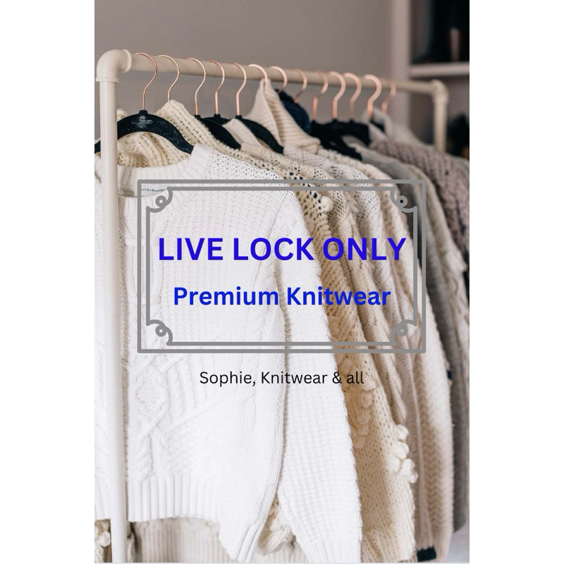 Premium Knitwear Live Lock Only Shopee Malaysia