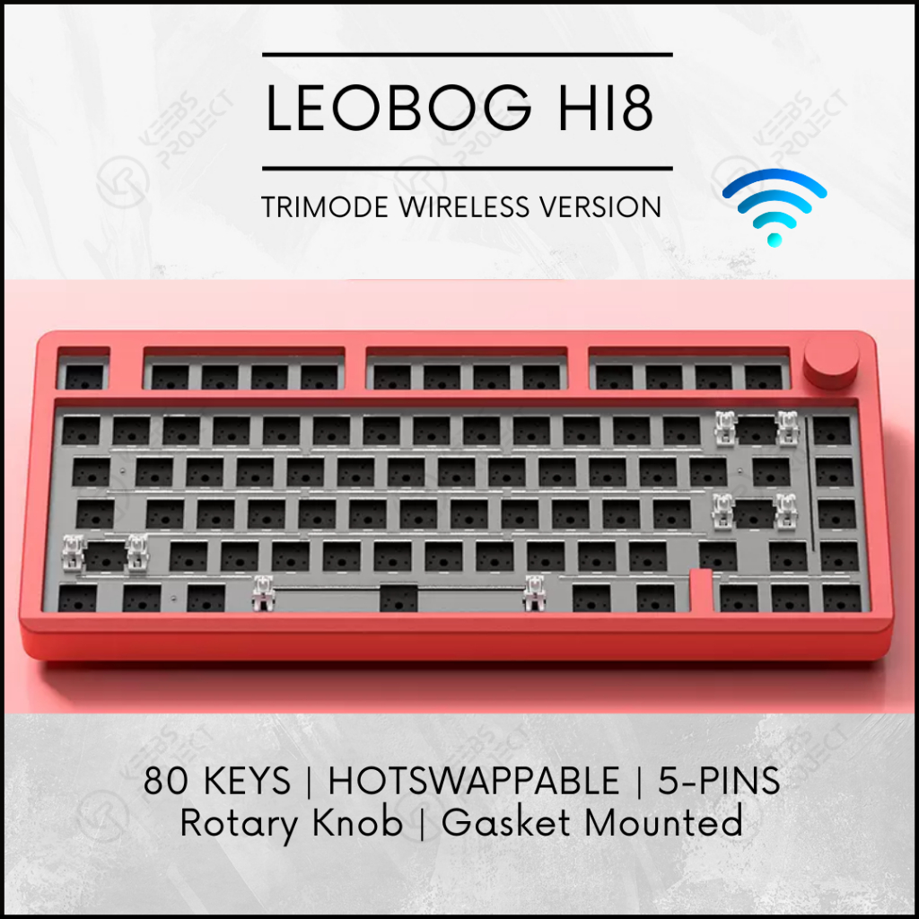 READY STOCK Leobog Hi8 Aluminum 75 80 Keys Gasket Mounted Custom