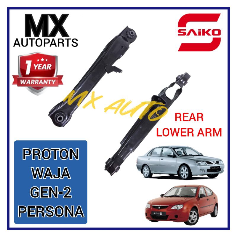 Year Warranty Saiko Control Lower Arm Proton Wira Waja Gen Gen