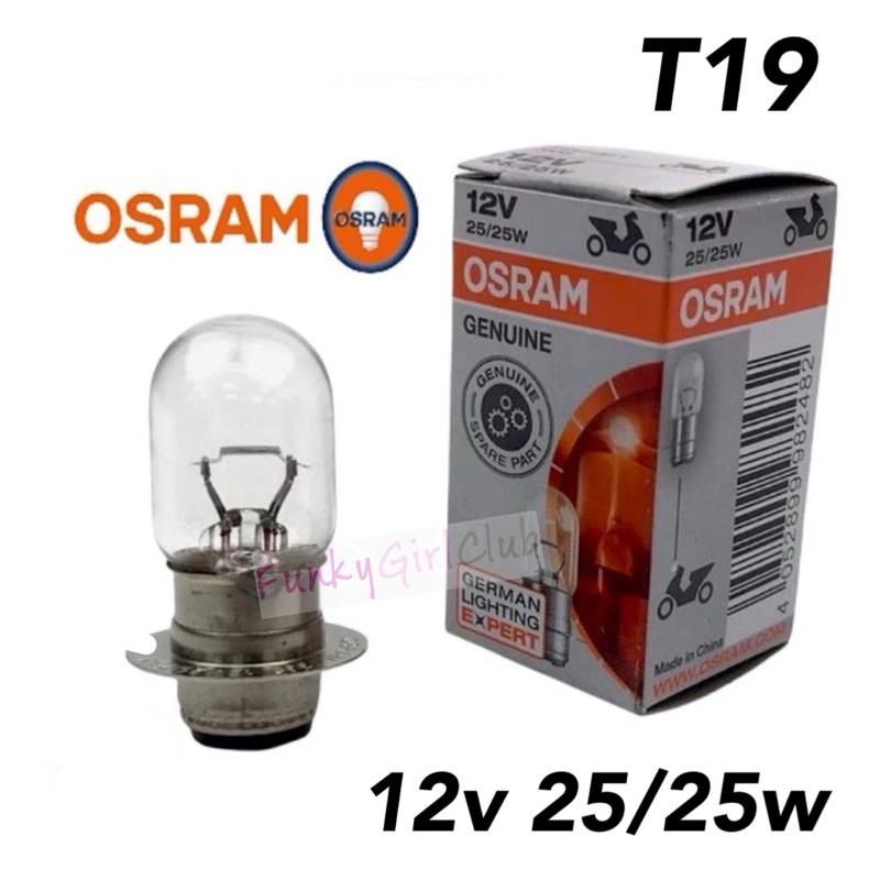 OSRAM BULB 12v 25 25 T19 7337 MENTOL DEPAN For LC135 V1 V2 V3 SRL Y125Z