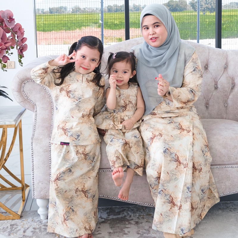 New Release Corak Raya Kurung Moden Ekslusif By Dhia Cotton