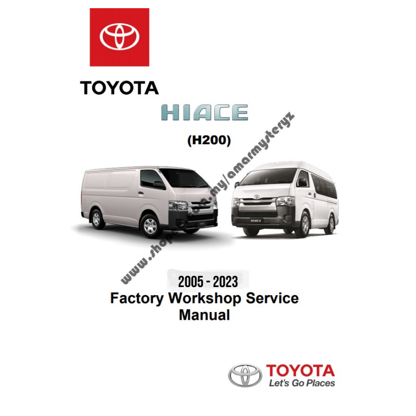 Toyota Hiace Hi Ace H Trh Kdh Lh Factory