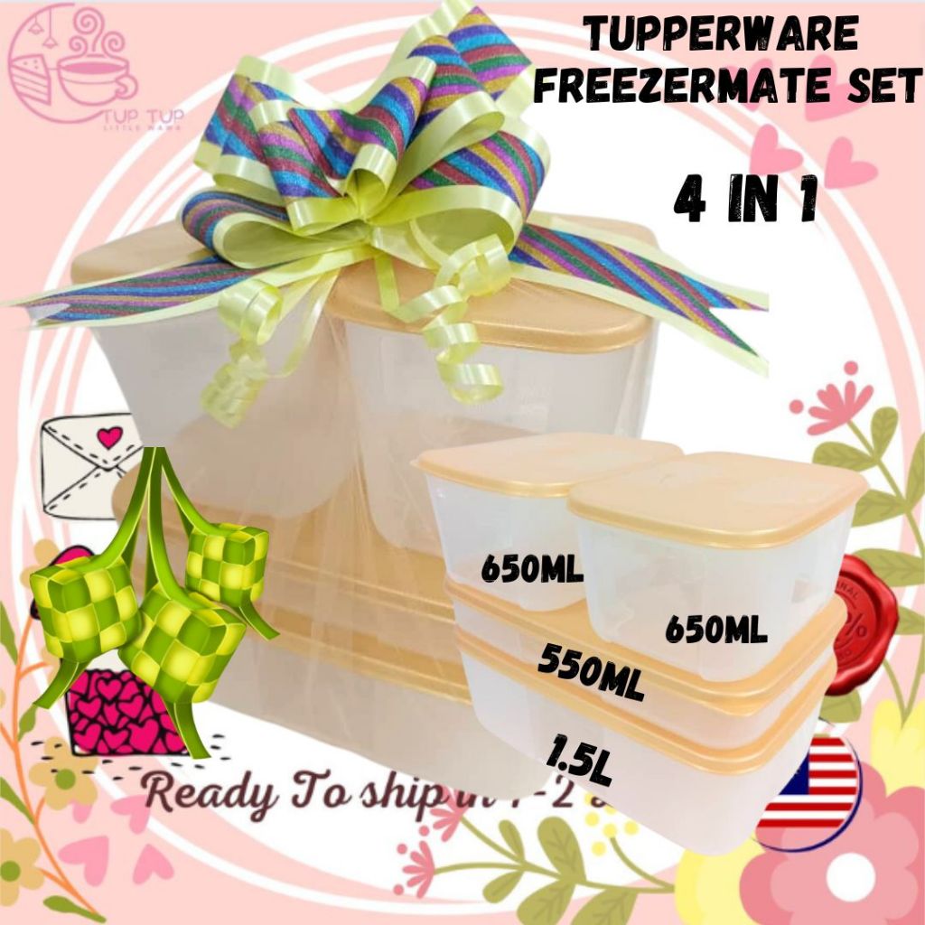 Hadiah TupperwareWish Card READY STOCK Tupperware FreezerMate Set