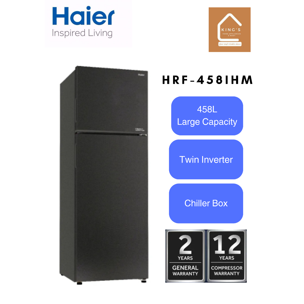 Haier Door Refrigerators Hrf Ihm L Flash Black Shopee Malaysia