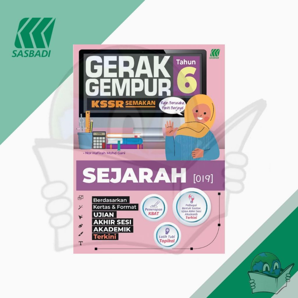 Buku Latihan 2024 Gerak Gempur KSSR UASA Tahun 6 B Melayu English