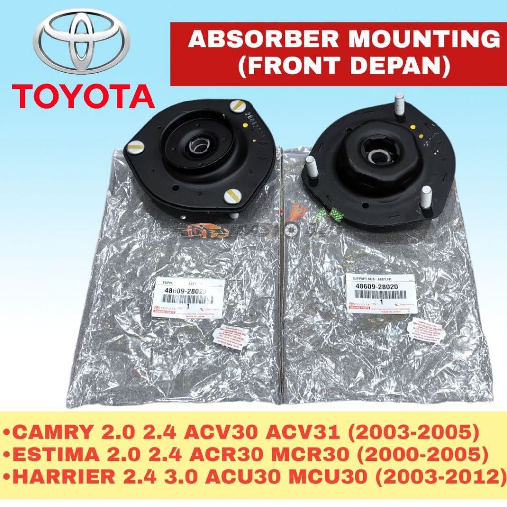 ORIGINAL JAPAN TOYOTA ABSORBER MOUNTING FRONT DEPAN CAMRY ACV30