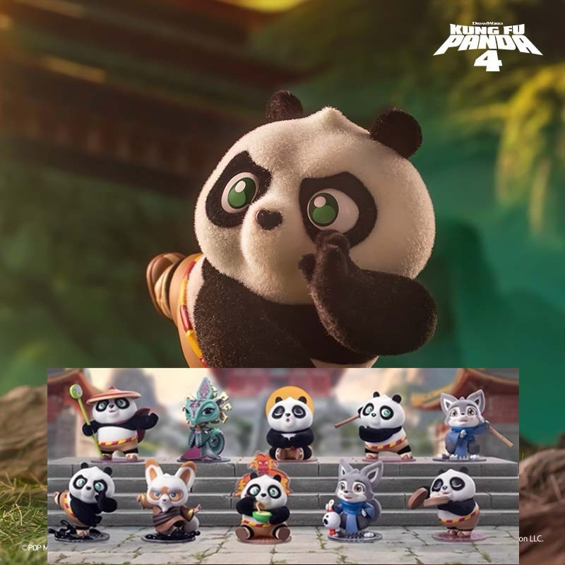 Pop Mart Universal Kung Fu Panda Series Figures Blind Box Action Toys