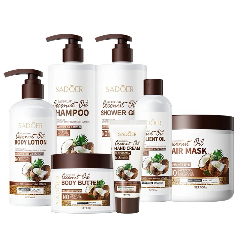 Sadoer Official Nourishing Coconut Oil Hair Care Body Care Series