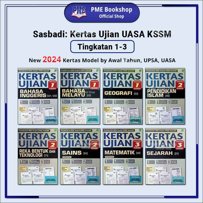 PME Bookshop 2024 Sasbadi Kertas Ujian PBD Sumatif UASA KSSM