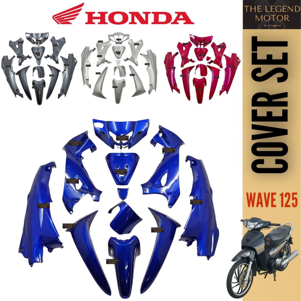 HONDA WAVE125 WAVE 125 Coverset Body Cover Set Complete Set Caver Kaver