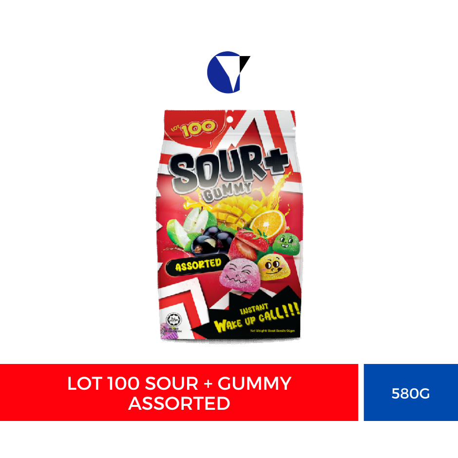 Sn Lot Sour Gummy Assorted G Shopee Malaysia