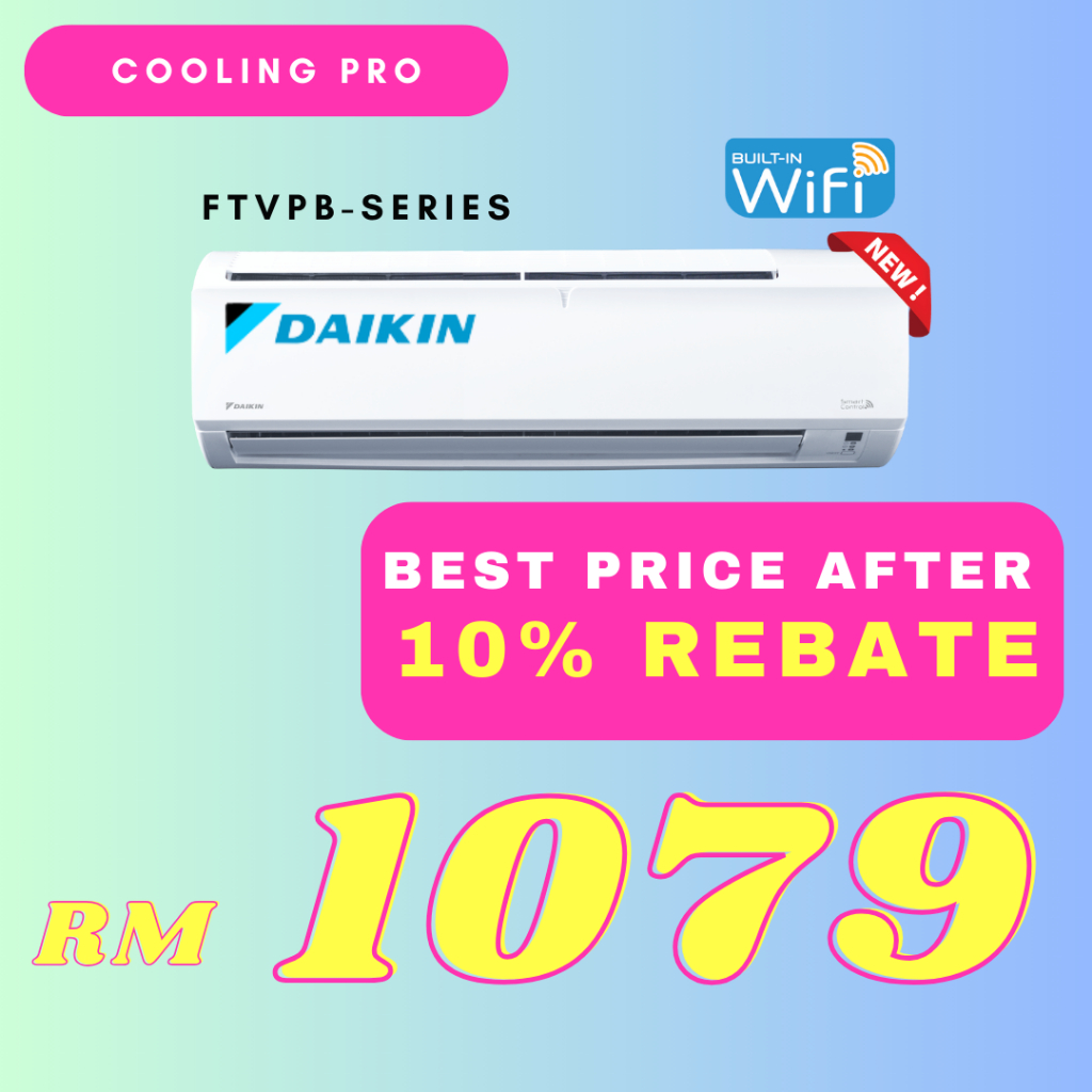 DAIKIN 1 0 3 0HP Standard Non Inverter Air Conditioner FTV PB Series