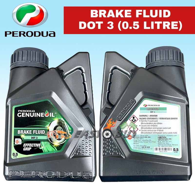 Original Genuine Perodua Brake Fluid Dot Ml L L Litre