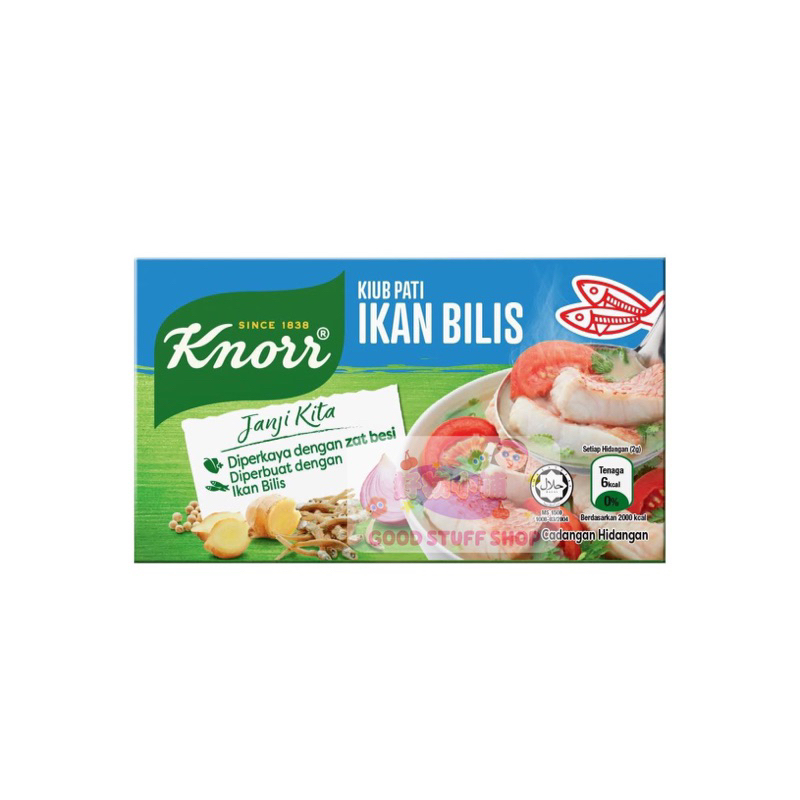 Knorr Seasoning Cubes Stock Ikan Bilis Chicken Beef Tomyam Chicken No