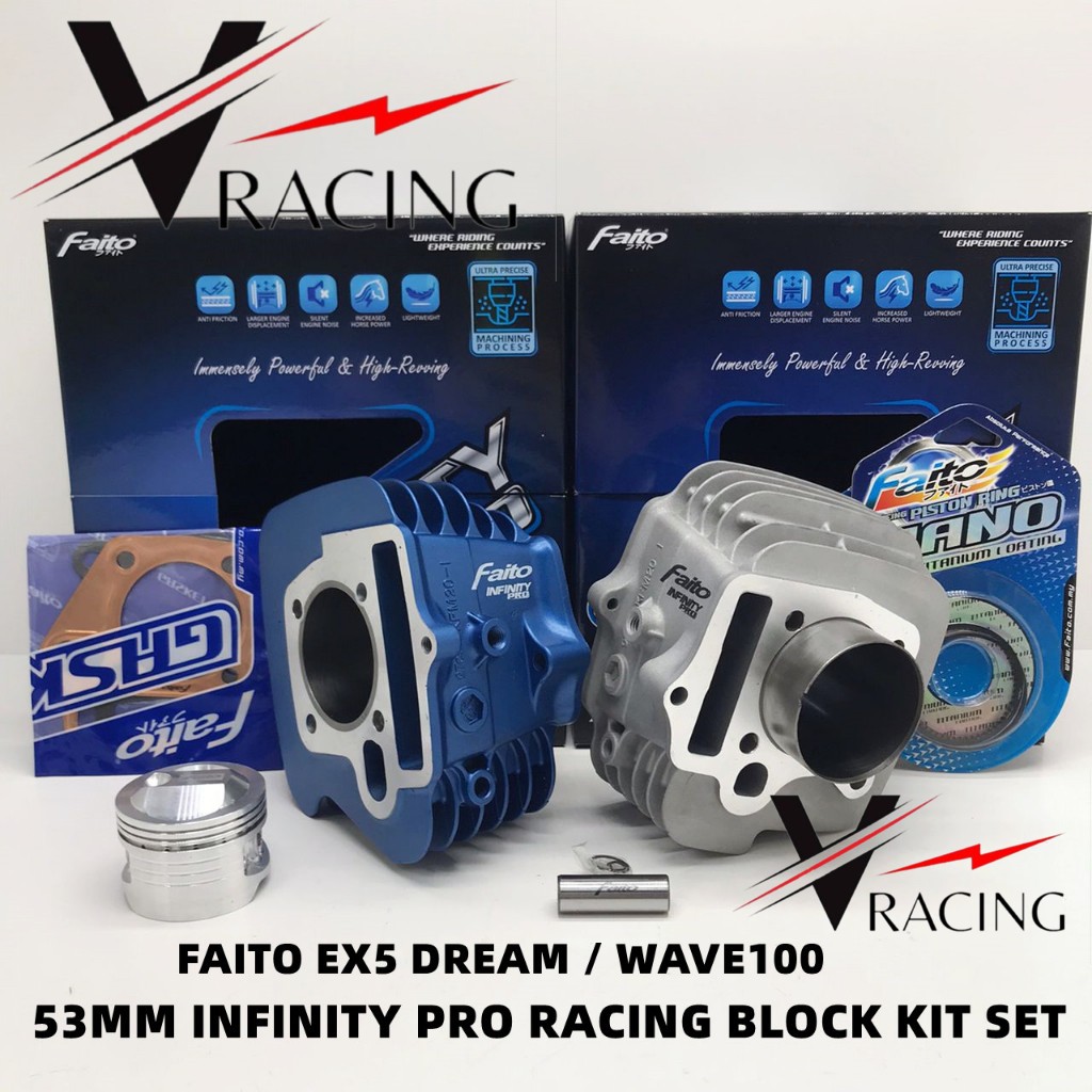 Faito Ex Dream Wave Infinity Pro Racing Block Set Mm Dome