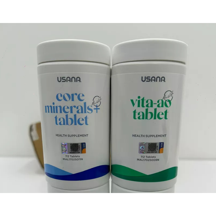 ORIGINAL USANA CELLSENTIALS CORE MINERAL PLUS VITA AO 細胞基本營養素套裝 112