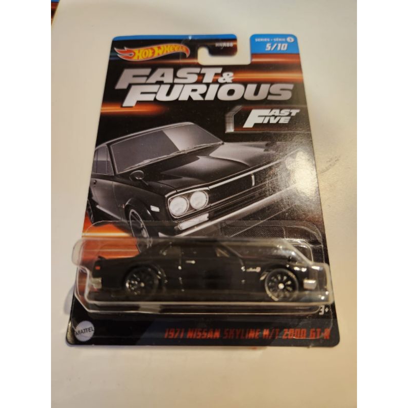 Hotwheels Fast And Furious Nissan Skyline Ht Gtr Hako