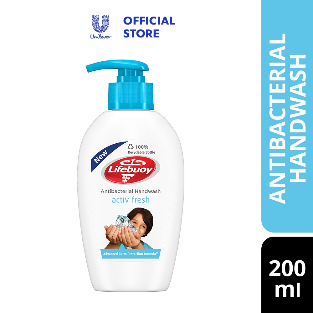 Lifebuoy Antibacterial Handwash Active Fresh 200ml Shopee Malaysia