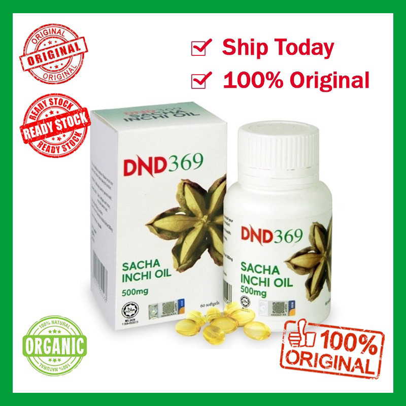 DND369 Sacha Inchi Oil Softgel Dr Noordin Darus Ustaz Hanafi 1 Botol