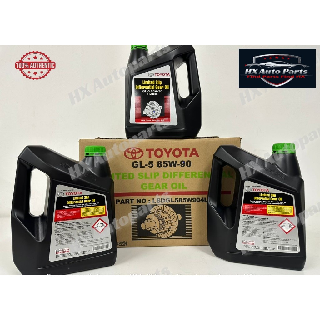 Toyota Limited Slip Differential Gear Oil Gl W L Lsd