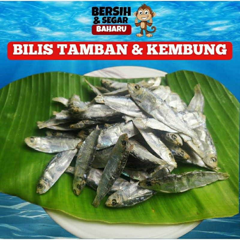 G Ikan Bilis Tamban Kembung Gred A Keras Rangup Masin