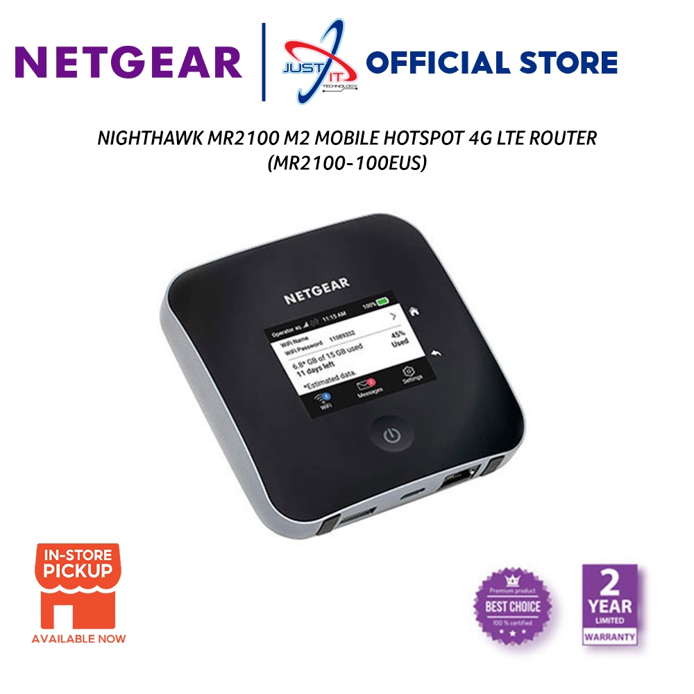 NETGEAR NIGHTHAWK MR2100 M2 MOBILE HOTSPOT 4G LTE ROUTER MR2100