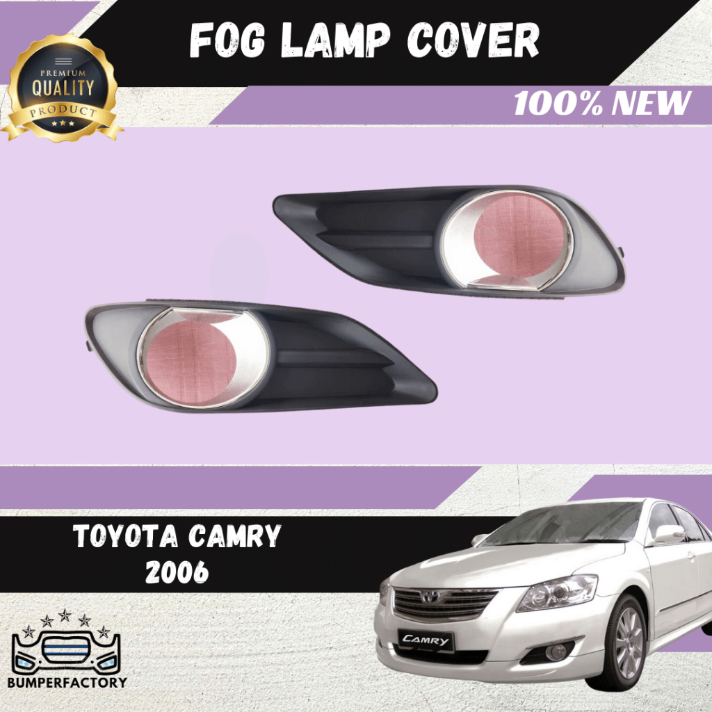 Toyota Camry Acv40 2006 2008 Fog Lamp Cover Top Moulding Chrome Lining