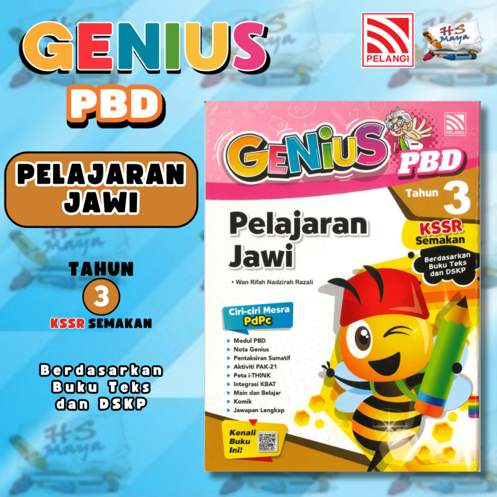 Buku Latihan GENIUS PBD PELAJARAN JAWI TAHUN 3 KSSR SEMAKAN 2023