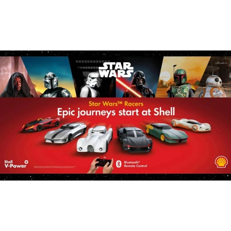 Shell Star Wars Collection Darth Vader Racer Shopee Malaysia