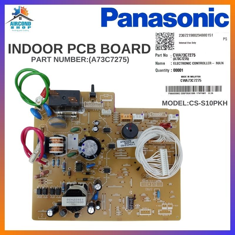 Panasonic Indoor Pcb Board Original Cs S Pkh Air Conditioner