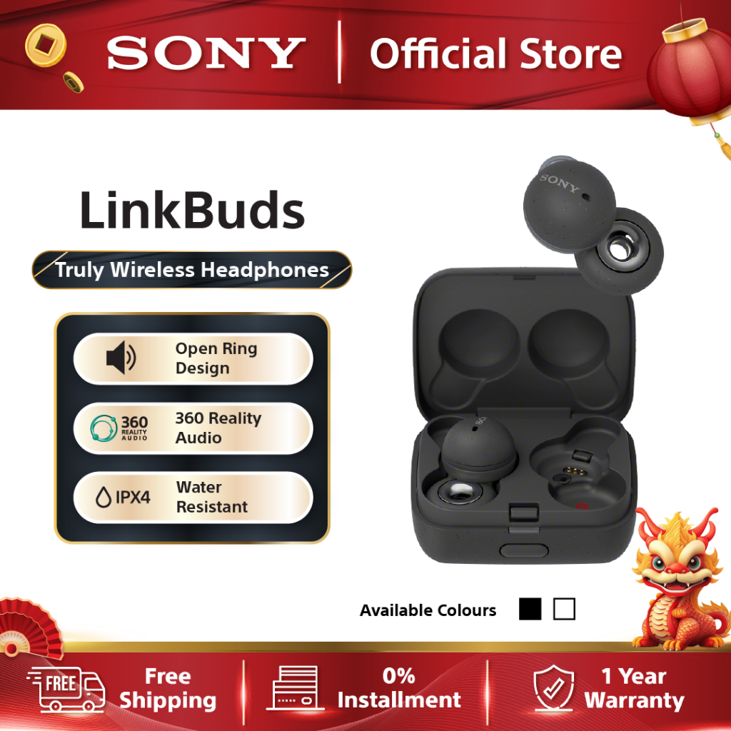 Sony LinkBuds Bluetooth Earphones Truly Wireless Truly Ambient Sound