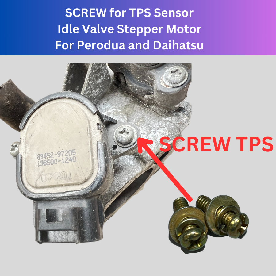 Skru Screw Fit Perodua Daihatsu Tps Sensor Idle Valve Stepper Motor