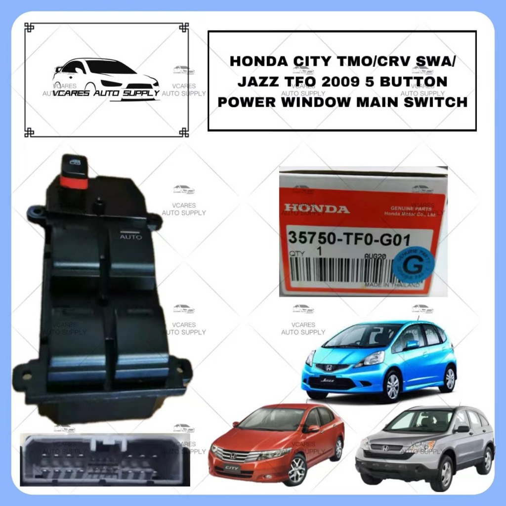 Tfo G Honda City Tmo Jazz Crv Swa Stream Power Window